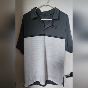 Under Armour Black and White Casual Shirt